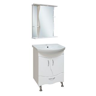 Зеркальный шкаф Runo правый Лилия 55 (00000000028)